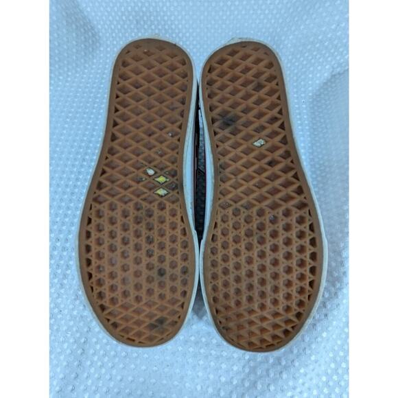 VANS! RACY RED GENUINE SUEDE LEATHER & CHECKERBOARD CANVAS SNEAKERS! SZ 8.5 - Picture 9 of 10